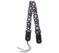 Cabilock Correa para Guitarra y Ukelele Infantil Ajustable Extremos de Cuero Genuino Correa de Poliéster Cómoda para Niñas Diseño Práctico y Resistente Regalo para Músicos Pequeños