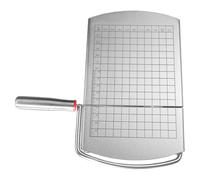 Cabilock Cortadora de y Salchichas con Corte de Acero Inoxidable y Agarre Cómodo Herramienta Práctica para Lonchas Precisas para Cocina y Picnic
