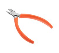 Cabilock Cortaúñas Profesional de Acero Inoxidable para Uñas Encarnadas y Piel Muerta Alicate Ergónomico con Mango de Silicona Naranja Cortador Multifunción para Manicura y Pedicura