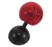 Cabilock Cubierta de Botón Pulsador de Coche Joystick Decorativo, Palanca de Arranque una Tecla Tamaño Compacto, Material Plástico Resistente, Color Rojo Gemas para Accesorios de Motor