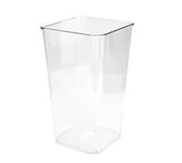 Cabilock Cubo de acrílico para arreglos Cubo de Flores jarrón de Alto decoración de Oficina florero Ornamento jarrón de acrílico contenedor de Flores Simple Decorar Adornos