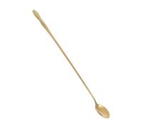 Cabilock Cuchara Larga de Acero Inoxidable para Mezclar Café y Especias con Mango Extendido para Té Postres y Helados Diseño Higiénico para Cocina Versátil