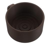 Cabilock Cuenco de Afeitar 3D con Mango Marrón Taza de Jabón de Afeitar para Espuma Rápida y Uniforme Recipiente de Plástico para Afeitado en Húmedo Adecuado para Cuidado de Barba y Uso