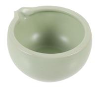 Cabilock Cuenco de Matcha Japonés de Cerámica Tradicional para Ceremonia del Té Tamaño Pequeño Color Azul Claro Ruyao Taza para Beber Té Verde Utensilio para Hogar