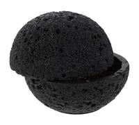 Cabilock Cuenco Decorativo de Piedra Volcánica Diseño de Planeta Meteorito Diámetro 125 CM para Cocina Molecular Bandeja para Sushi y Postres Recipiente para Salsas y Condimentos