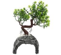 Cabilock Cueva para Tortugas y Lagartos de Resina, Escondite Decorativo Simple Que CREA Ambiente Oscuro y Reduce la Luz para Terrarios de Reptiles