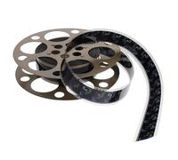 Cabilock Decoración Ambiente Vintage Dorado de Hierro Tira de Película de 18cm, Centro Ligero Fiestas Cinematográfico de Mesa para Salas
