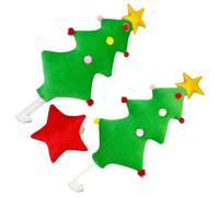 Cabilock Decoración Navideña para Coche Asta de Ciervo Adornos para Coche Decoración para Árboles de Navidad para Vehículos