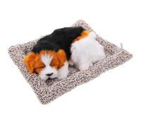 Cabilock Decoraciones Para Coches De Simulación Estatua De Perro Para Salpicadero Adorno Canino Para Interior Del Coche Relleno De Activado Decoración Estética Para Coche