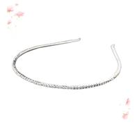 Cabilock Diadema para Mujer de Aleación y Cristal Brillante Color Plateado Tamaño Único Pack de 2 Unidades Adecuado para Bodas Fiestas y Banquetes Accesorio de Pelo Elegante y