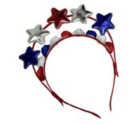 Cabilock Diadema Patriótica de Accesorio para Celebraciones Diadema Estrellas para Fiestas Julio para Eventos y Fotografía Familiar