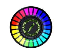 Cabilock Difusor Aroma Coche LED Rgb 1 Unidad Clip Ventilación Ambientador de Coche Música Sonora Luz Ambiental para Interior Automotriz Ambiente Viaje