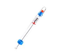 Cabilock Dinamómetro Mecánico Cilíndrico de 25n/2500g con Diseño Transparente y Gancho Colgante para Pruebas y Experimentos de Física en Aula