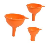 Cabilock Embudos De Silicona Prácticos De 3 Piezas Para Uso En La Cocina Para Enlatar Vino Y Transferir Líquidos Con Orificio Para Colgar Resistentes Fáciles De Limpiar Color Aleatorio.