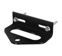 Cabilock Enganche Metálico para Cortacésped Negro Kit de Enganche de Remolque Atornillable de Hierro Reforzado Soporte Resistente para Accesorios de Remolque Transporte Seguro y Carga