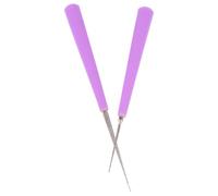 Cabilock Escariador de Cuentas de Perlas 2 Piezas Mango Plástico Antideslizante, Herramienta Artesanal para Perforar y Ampliar Agujeros en Cuentas, Accesorios para Fabricación de Joyas DIY