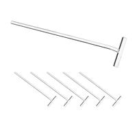 Cabilock Esparcidor de Vidrio Reutilizable para Cultivo Celular, 6 Piezas, Varillas T para Esparcir Agar en Placas de Petri, Herramienta de Laboratorio para Microbiología y