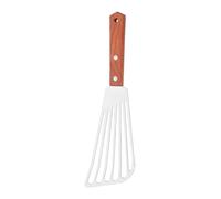 Cabilock Espátula de Pescado de Acero Inoxidable Ranurada Resistente al Calor para Voltear Filetes Huevos y Panqueques Cocina y Bbq Diseño Único para Cocinar sin Romper Alimentos