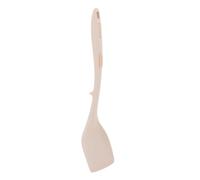 Cabilock Espátula Multifunción Para Wok y Sartén, Silicona Antideslizante y Antiadherente, Resistente Al Calor, Color Beige Con Puntos, Para Uso Doméstico En Cocina y Parrilla