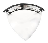 Cabilock Espejo De Esquina Convexo Acrílico 40 Cm Perímetro Para Interior y Exterior Amplio Ángulo De Visión Espejo De Seguridad Para Negocios y Garajes Para Prevención De Accidentes