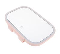 Cabilock Espejo de Maquillaje para Coche con LED Regulable y Control Táctil Espejo de Sol Recargable Accesorio Portátil para Vehículos de Espacio para