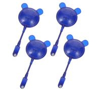 Cabilock Espejos Retrovisores para Bicicleta Infantil y Patinete 4 Piezas Azul Diseño Reflectante y Montaje Trasero para Mayor Seguridad