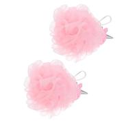 Cabilock Esponja de Baño Infantil de Malla Forma de Unicornio 2 Unidades Rosa Pelota de Ducha Exfoliante para Estropajo Suave para Limpieza y Masaje Corporal