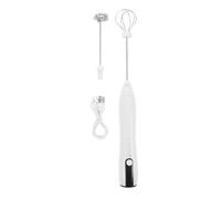 Cabilock Espumador de Leche Eléctrico Portátil Cuerpo Abs Acero Inoxidable 304 y Inalámbrico Motor de Alta Velocidad para Cocina y Café