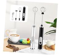 Cabilock Espumador de Leche Eléctrico Recargable con Velocidades Batidor Inoxidable para Café Huevos y Bebidas Portátil con Base Estable Ruido Uso Doméstico y Viaje Reutilizable