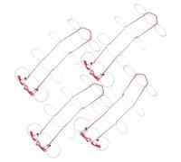 Cabilock Estante Ajustable para Exhibición de Tazas de Té y Café 4 Piezas, Portavasos para Bebidas con Diámetro 9,5 Cm, Organizador Colgante para Mostrador de Supermercado y Reutilizable