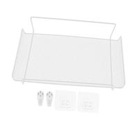 Cabilock Estante Soporte para cámara Titular de Almacenamiento Soporte para Plantas Soporte de Altavoz Soporte para enrutador de Pared Soporte del enrutador Malla Repisa Metal
