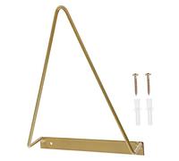 Cabilock Estantes De Pared Metálicos Soporte De Pared Para Discos y Revistas Estante Triangular Para Almacenamiento De Vinilos Expositor Colgante Para Álbumes Para Sala De Estar o Dormitori
