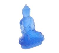Cabilock Estatua de Buda en Miniatura de Resina para Decoración Budista Adorno para Salpicadero de Coche Decoración Pacífica