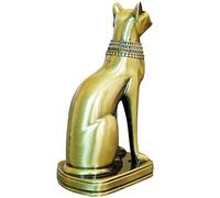 Cabilock Estatua De Gato Coleccionable para Decoración y Oficina Figura De Bastet y Duradera para Gatos