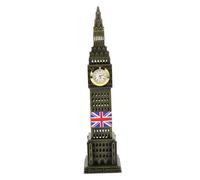 Cabilock Estatua De La Torre De Reloj De Big Ben London Souvenir Desktop Ornament Arquitectura Vintage Modelo Ideal para Decoración del Hogar Figurina Coleccionable Decoración Británica