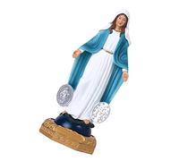 Cabilock Estatua de Resina de Virgen María Adorno Religioso Decoración de Oficina y Hogar Santísima Amigos y Familia