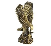 Cabilock Estatua del Águila De La Vendimia Decoración De Águila De Simulación Adorno De Escritorio Decoración De Escritorio Retro Modelos Metálicos Calvo Latón Baratijas Mini