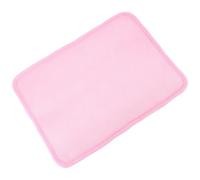 Cabilock Esterilla Refrescante para Mascotas, Alfombra Autoenfriante de Seda Helada y Algodón, Lavable, Tamaño Mediano, Colores Azul Oscuro y Rosa, Adecuado para Interiores, Exteriores