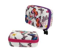 Cabilock Estuche para Aceites Esenciales 12 Compartimentos 2 Piezas Tamaño 15 Ml para Viaje y Organización Portátil, Colores Morado y Fucsia Doble Cremallera