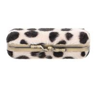 Cabilock Estuche Portátil Diseño Vintage de Hierro y Forro de Algodón para Lápiz Labial con Espejo Incorporado Adecuado para Mujeres Que Buscan Almacenamiento Elegante para Maquillaje