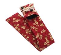 Cabilock Estuche Portátil para Baquetas de Doble Capa Bolsa Ligera de Tela Resistente Diseño Floral Prosperidad Floreciente Funda Compacta para Accesorios de Percusión y Uso en Viajes