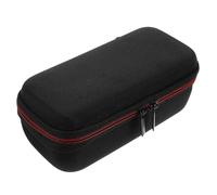 Cabilock Estuche Protector Portátil de Eva y Resistente a Golpes para Altavoces Pequeños, Funda de Almacenamiento Compartimentos y Bolsillos de Malla, Bolsa de Transporte para Equipos
