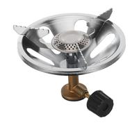 Cabilock Estufa de Camping Gas Portátil Luz Cabezal Plegable de Acero Inoxidable Resistente Oxidación para Actividades al Aire Libre y Senderismo