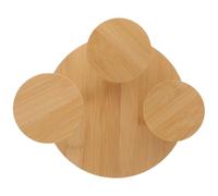 Cabilock Expositor De Joyas De Bambú Estante De Varios para Mostrar Anillos Collares Pulseras para Joyerías Tiendas o Uso Personal