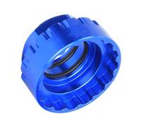 Cabilock Extractor de Bielas de Aluminio Azul Cabeza Desmontable para | Compatibilidad Amplia, Retira Brazos Estriados Redondos, Tamaño Compacto y Manejo Sencillo para Principiantes