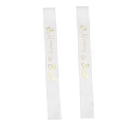 Cabilock Faja para Futura Mamá de Satén Blanco Texto Dorado Mummy To Be 2 Piezas Banda Decorativa para Shower y Revelación de Género Accesorio para Fiesta de Embarazo