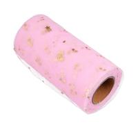 Cabilock Falda de Mesa de Gasa Lentejuelas Rosa Claro 15 Cm X 25 Yardas para Fiestas Bodas Decorativa Ligera y Moderna Adecuado para Eventos y Adornos de Boda