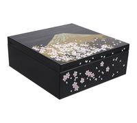 Cabilock Fiambrera Bento Japonesa de Plástico Elegante Gran Capacidad para Sushi y Postres, Caja Bento Tradicional Multifuncional Adecuado para Reuniones Familiares