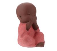 Cabilock Figura de Monje de Cerámica Creativa Resistencia a Deformaciones y Fácil de Almacenar para Decoración de Dormitorio y Hogar