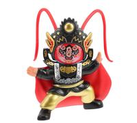 Cabilock Figuras De Bonsái para Decoración De Muñecas con Cara De Ópera De Sichuan Estatuas De Rana Y Dragón Adornos De Bola De Nieve Antigua Lunar Muñeco De Ópera De Pekín Muñeco